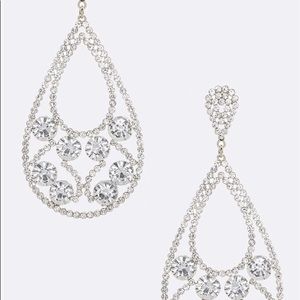 Oversized Crystal Earrings